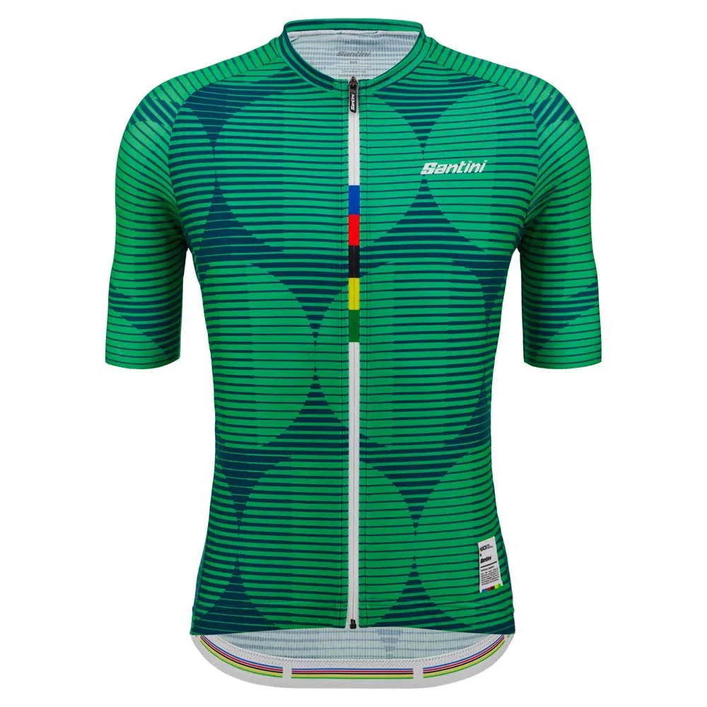 Santini Colorado 1986 Uci Kort Ermet Trøye Santini Colorado 1986 Uci Kort Ermet Trøye