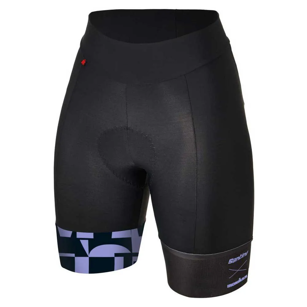 Santini Enigma X Ironman Shorts, Black / purple Santini Enigma X Ironman Shorts, Black / purple