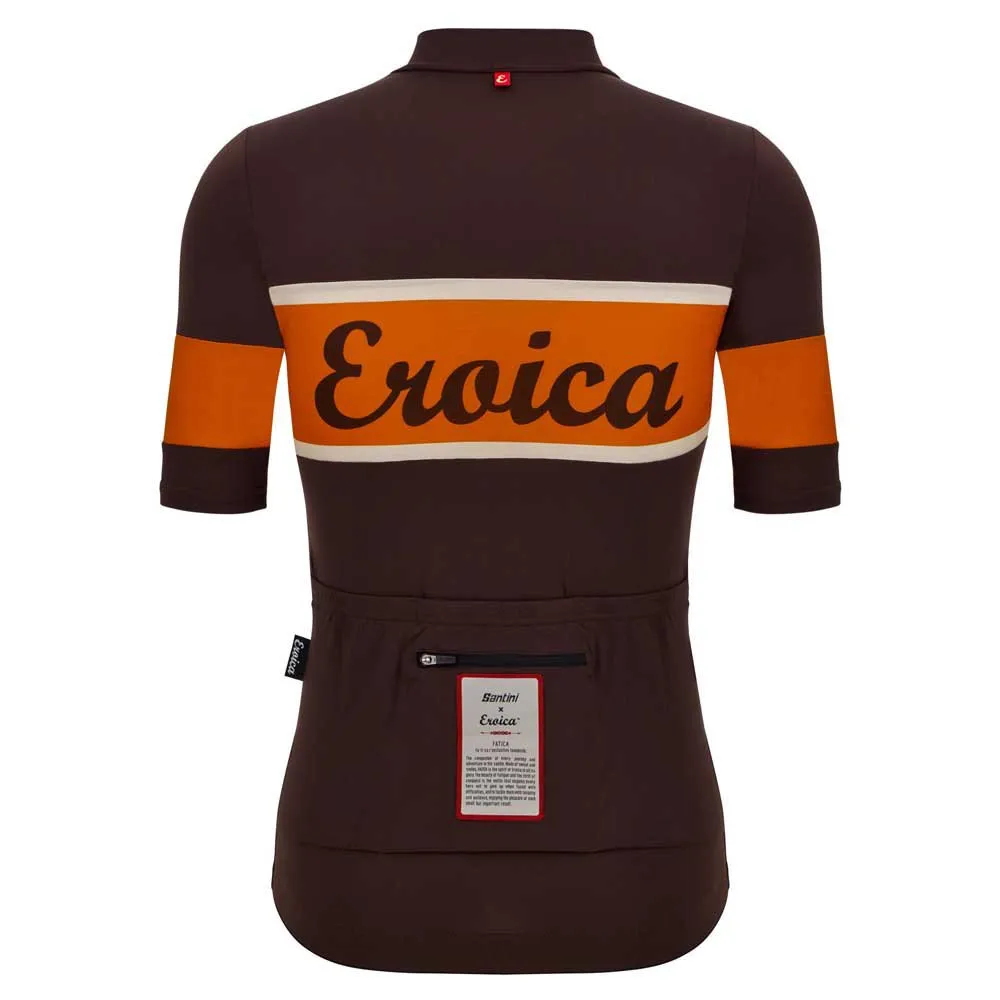 Santini Eroica Official Kort Ermet Trøye