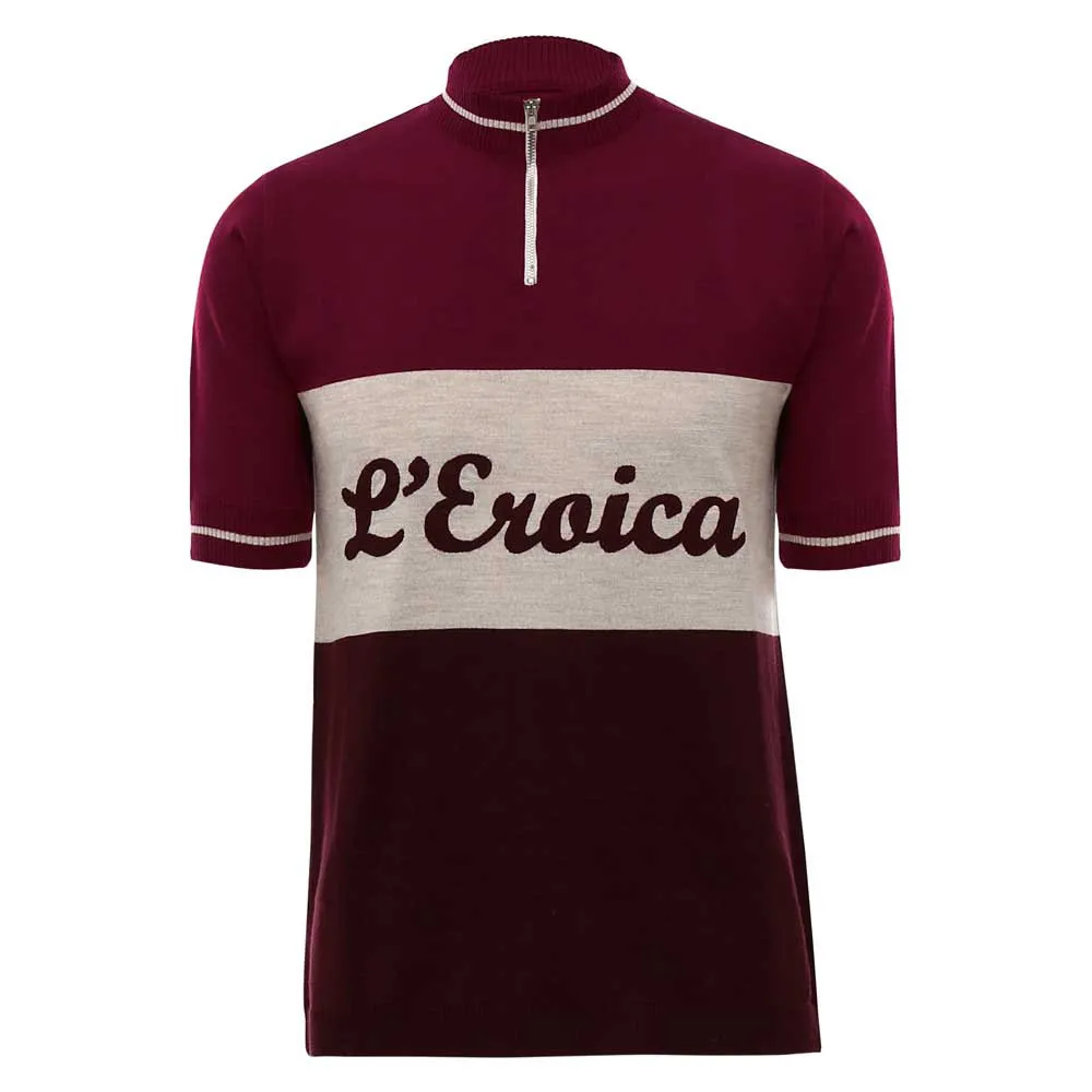 Santini Eroica Official Wool Kort Ermet Trøye