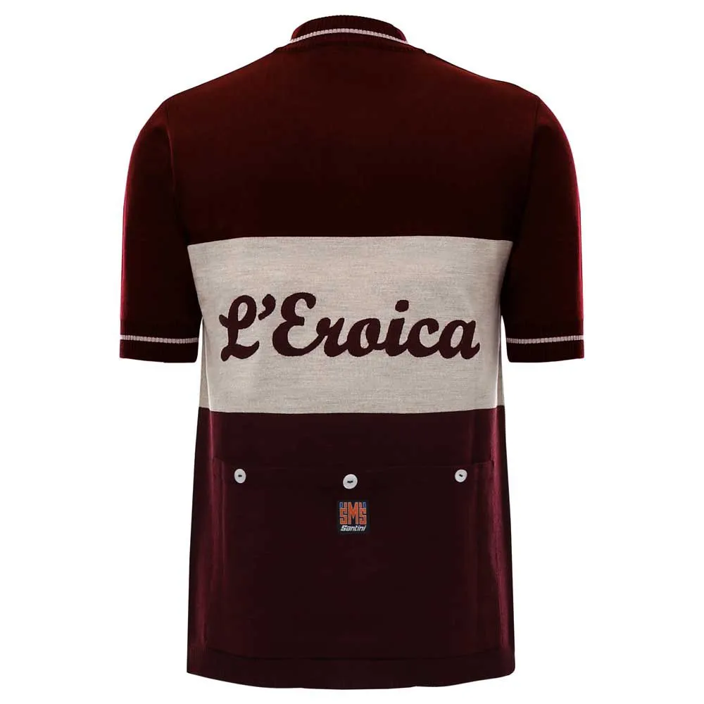 Santini Eroica Official Wool Kort Ermet Trøye Santini Eroica Official Wool Kort Ermet Trøye