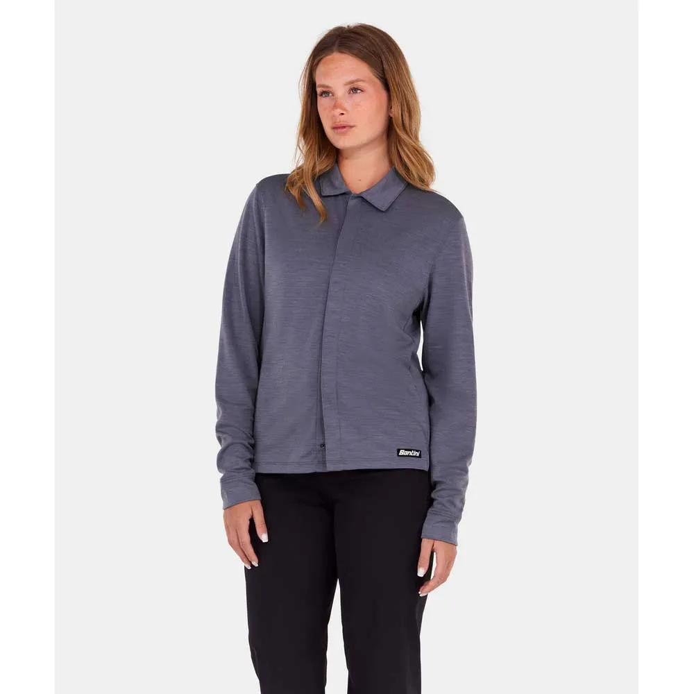Santini Explorer Wool Skjorte Med Lange Ermer