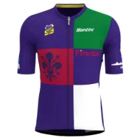Santini Firenze Tour De France Official Kort Ermet Trøye Santini Firenze Tour De France Official Kort Ermet Trøye