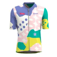 Santini Km Cero Madrid La Vuelta Official Kort Ermet Trøye Santini Km Cero Madrid La Vuelta Official Kort Ermet Trøye