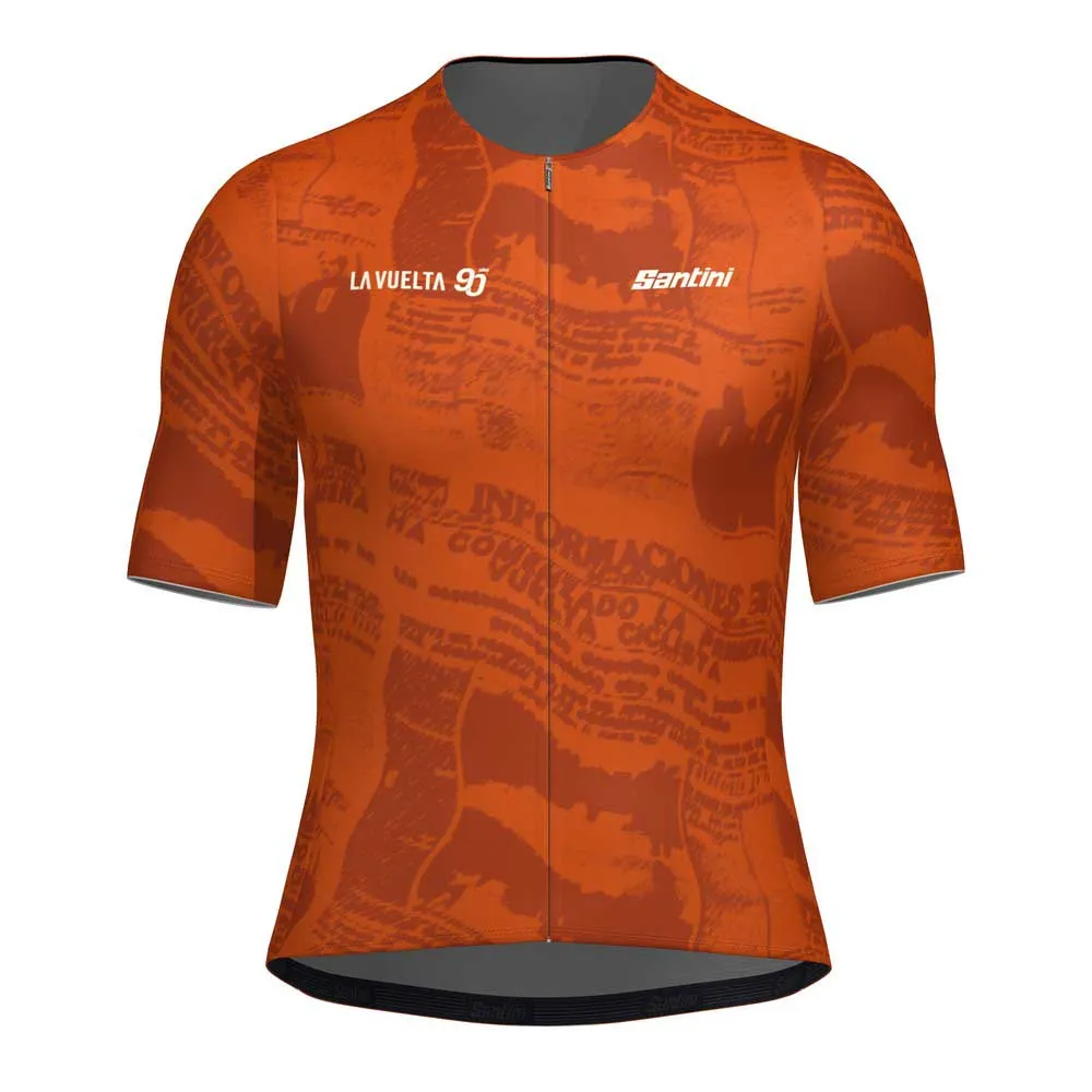 Santini La Vuelta 90 Years Kort Ermet Trøye