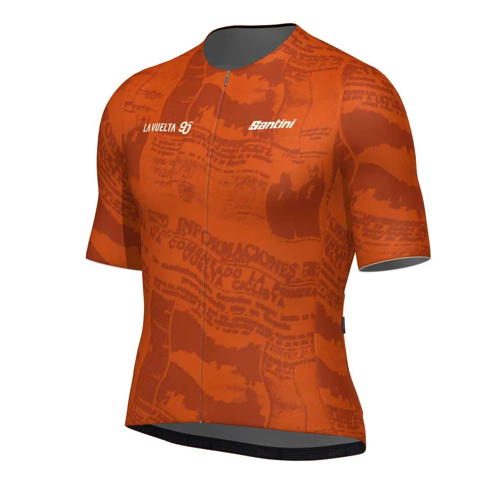 Santini La Vuelta 90 Years Kort Ermet Trøye