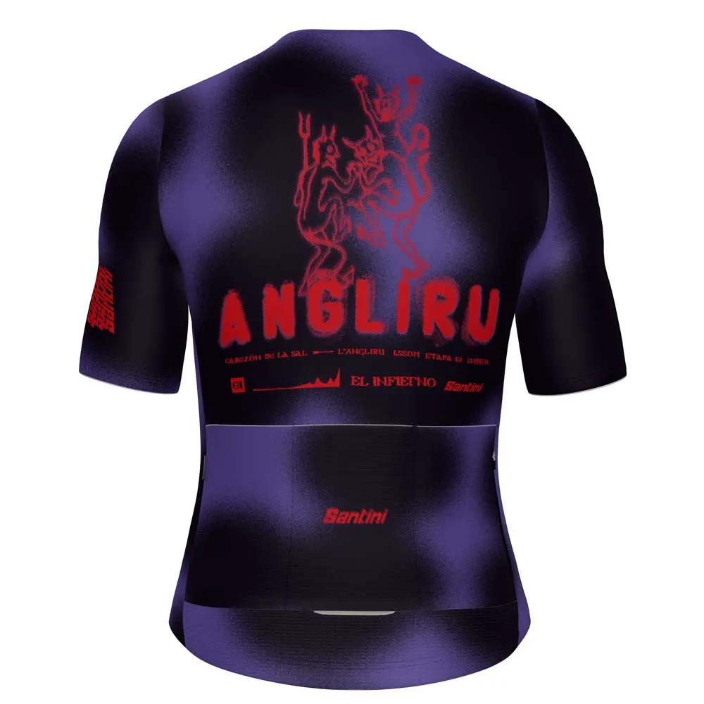 Santini La Vuelta Angliru Kort Ermet Trøye Santini La Vuelta Angliru Kort Ermet Trøye
