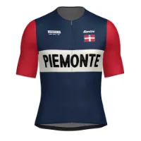 Santini La Vuelta Grand Salida Piemonte Kort Ermet Trøye Santini La Vuelta Grand Salida Piemonte Kort Ermet Trøye
