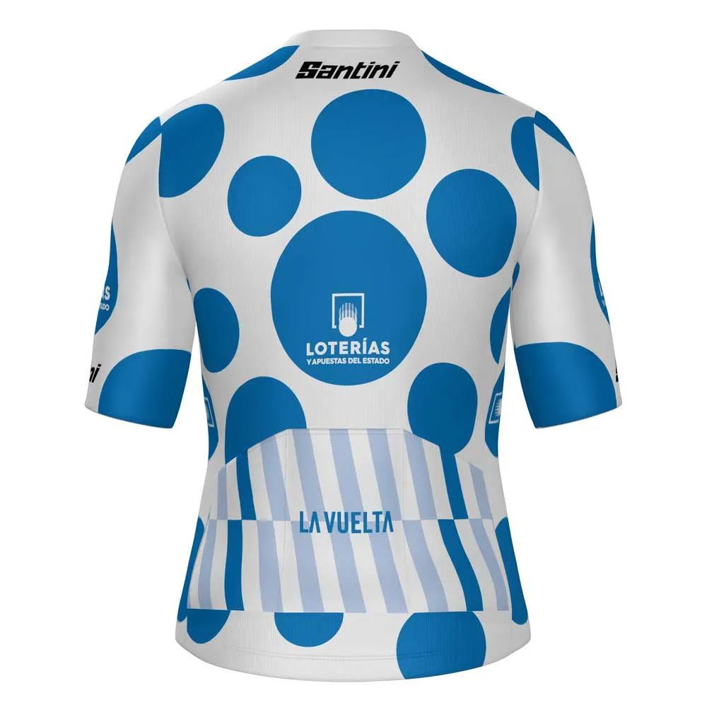 Santini La Vuelta Mountain Leader Kort Ermet Trøye Santini La Vuelta Mountain Leader Kort Ermet Trøye