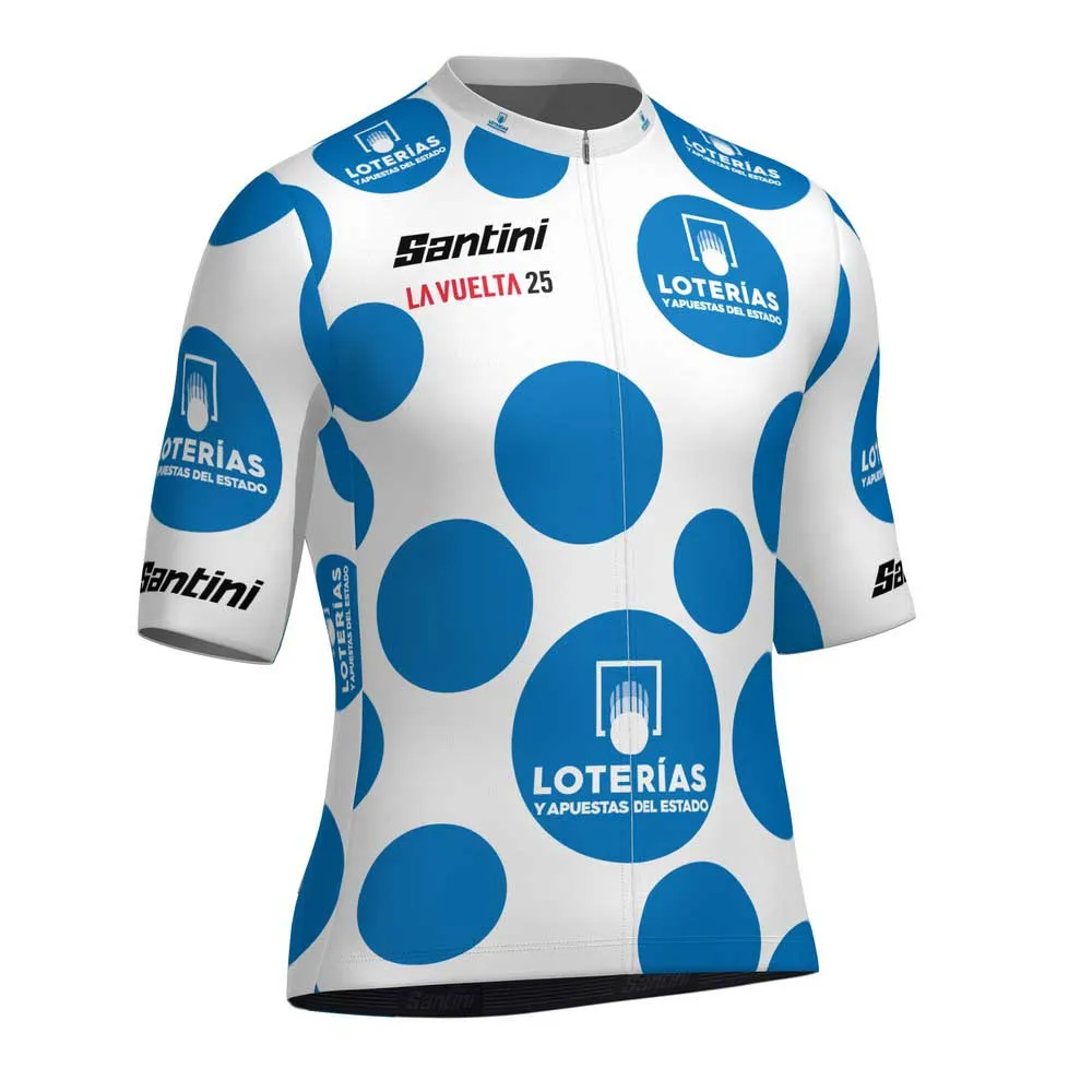 Santini La Vuelta Mountain Leader Kort Ermet Trøye Santini La Vuelta Mountain Leader Kort Ermet Trøye