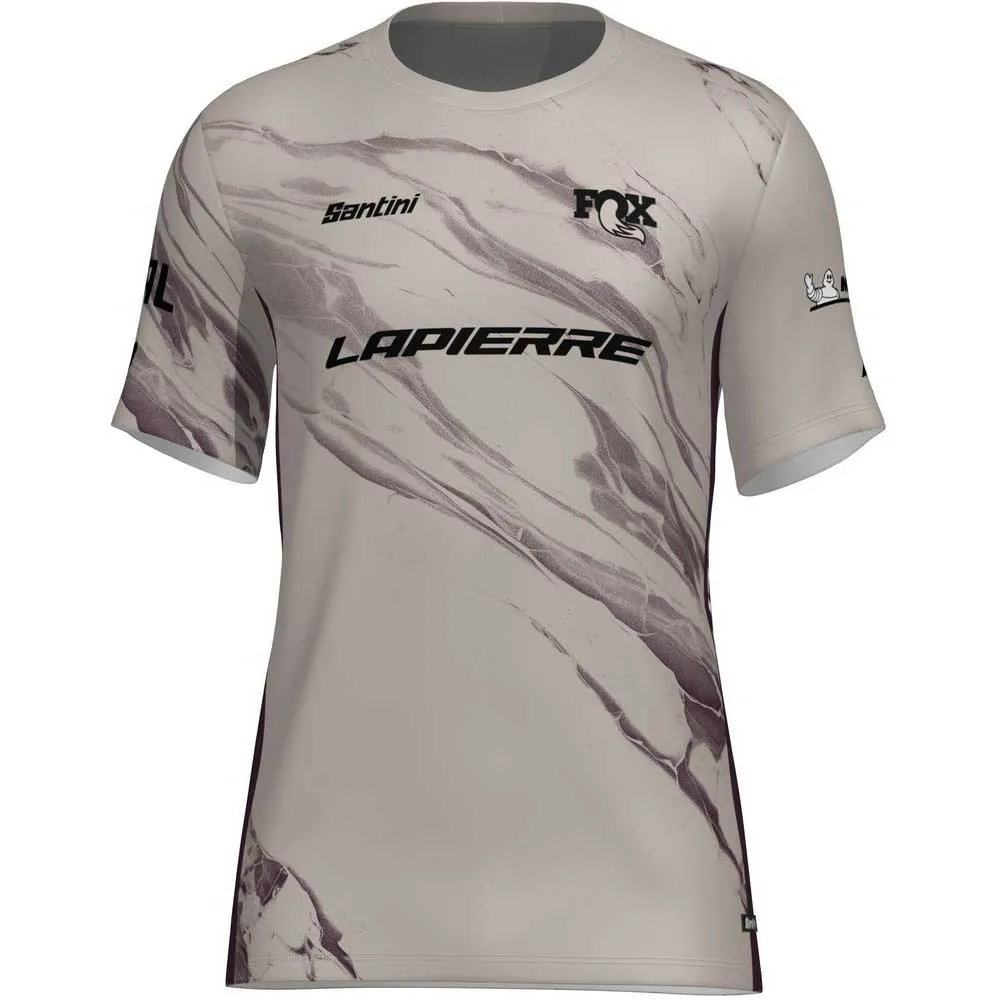 Santini Lapierre Mtb 2025 Kortarmet T-skjorte Santini Lapierre Mtb 2025 Kortarmet T-skjorte