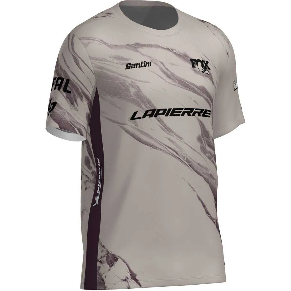 Santini Lapierre Mtb 2025 Kortarmet T-skjorte Santini Lapierre Mtb 2025 Kortarmet T-skjorte
