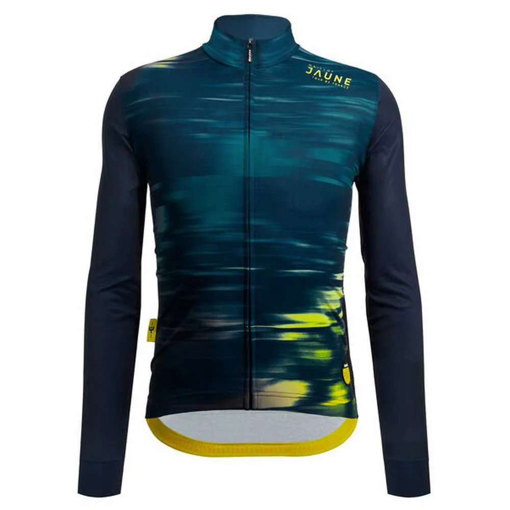 Santini Le Maillot Jaune Langermet Trøye Santini Le Maillot Jaune Langermet Trøye