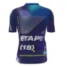 Santini Lourdes Tour De Fance Official Kort Ermet Trøye, Print