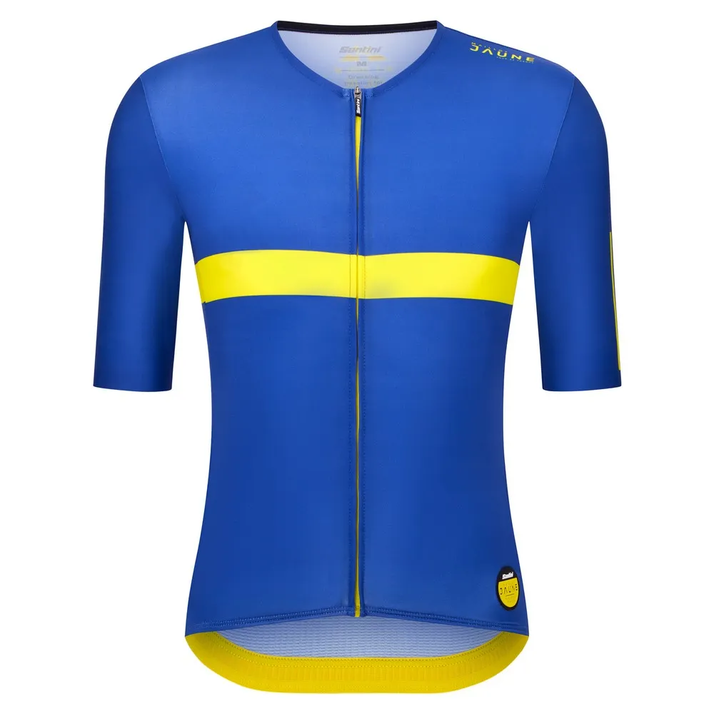 Santini Maillot Jaune Col De La Madeleine 2025 Kort Ermet Trøye Santini Maillot Jaune Col De La Madeleine 2025 Kort Ermet Trøye