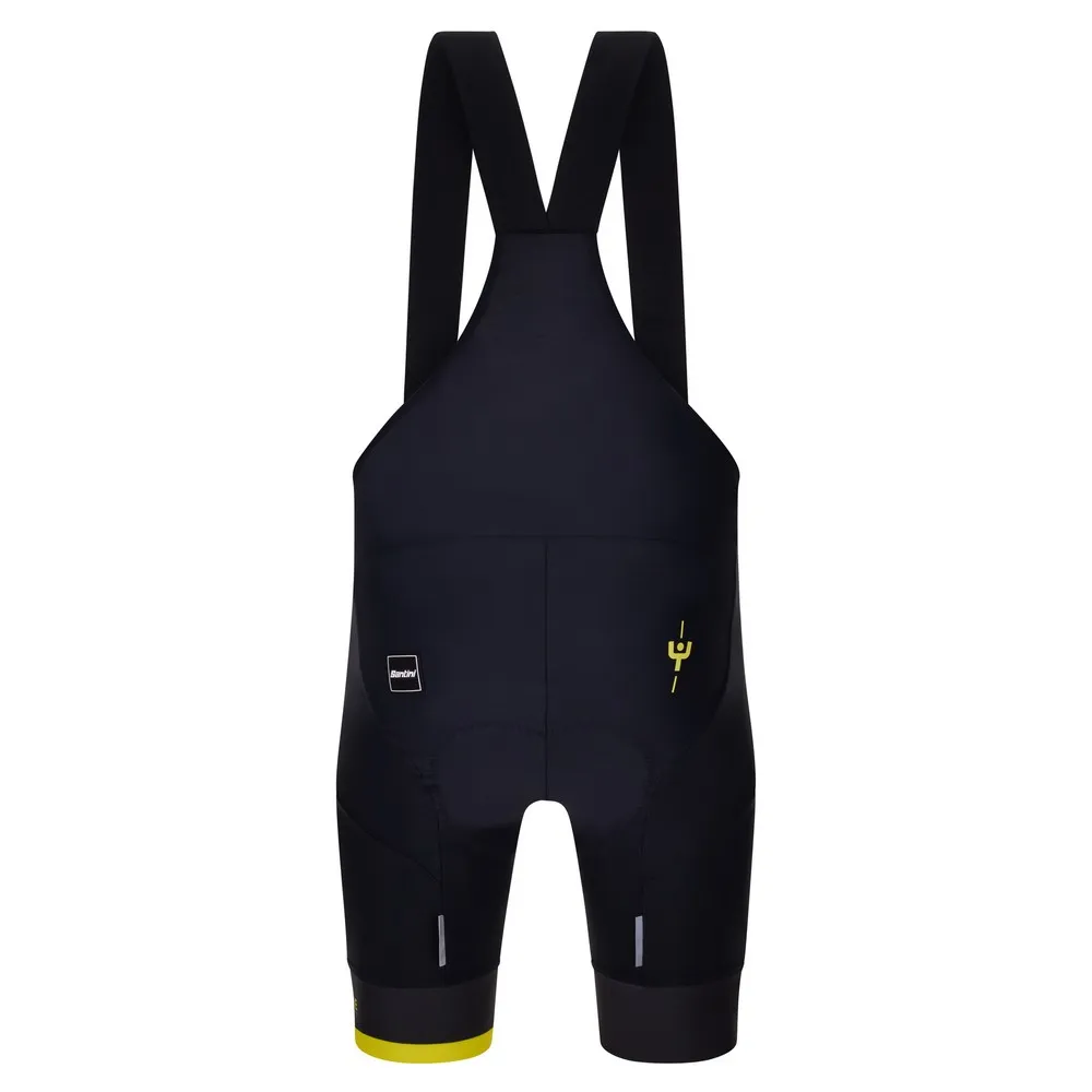 Santini Maillot Jaune Col De La Madeleine 2025 Sykkelshorts Santini Maillot Jaune Col De La Madeleine 2025 Sykkelshorts
