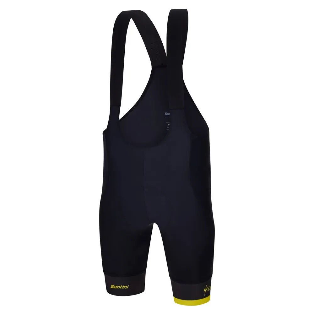 Santini Maillot Jaune Col De La Madeleine 2025 Sykkelshorts Santini Maillot Jaune Col De La Madeleine 2025 Sykkelshorts