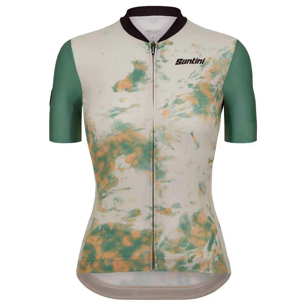 Santini Marble Slim Fit Kort Ermet Trøye Santini Marble Slim Fit Kort Ermet Trøye