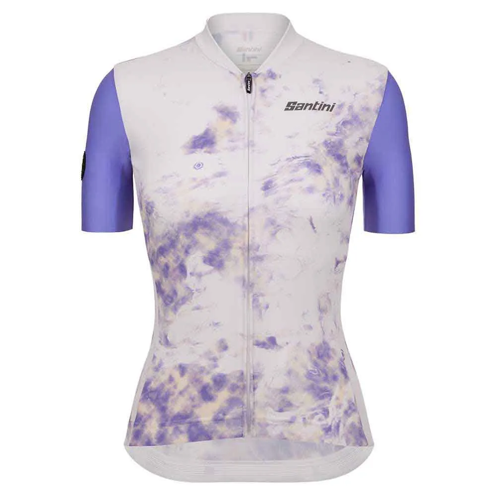 Santini Marble Slim Fit Kort Ermet Trøye