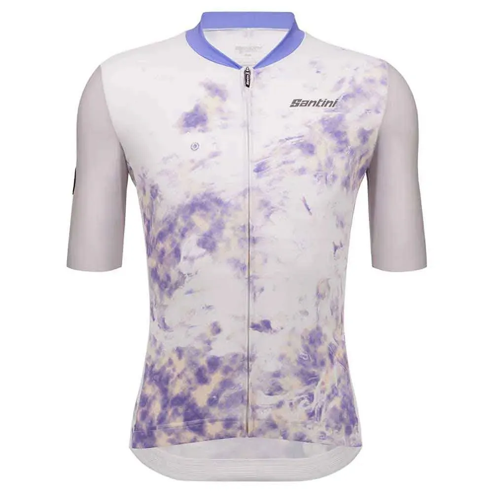 Santini Marble Sllim Fit Kort Ermet Trøye