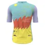 Santini Nice Tour De France Official Kort Ermet Trøye, Print