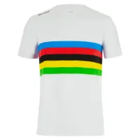 Santini Official Uci Rainbow 2025 Kortarmet T-skjorte Santini Official Uci Rainbow 2025 Kortarmet T-skjorte