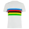 Santini Official Uci Rainbow 2025 Kortarmet T-skjorte
