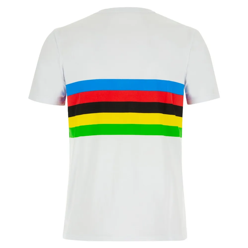 Santini Official Uci Rainbow 2025 Kortarmet T-skjorte Santini Official Uci Rainbow 2025 Kortarmet T-skjorte