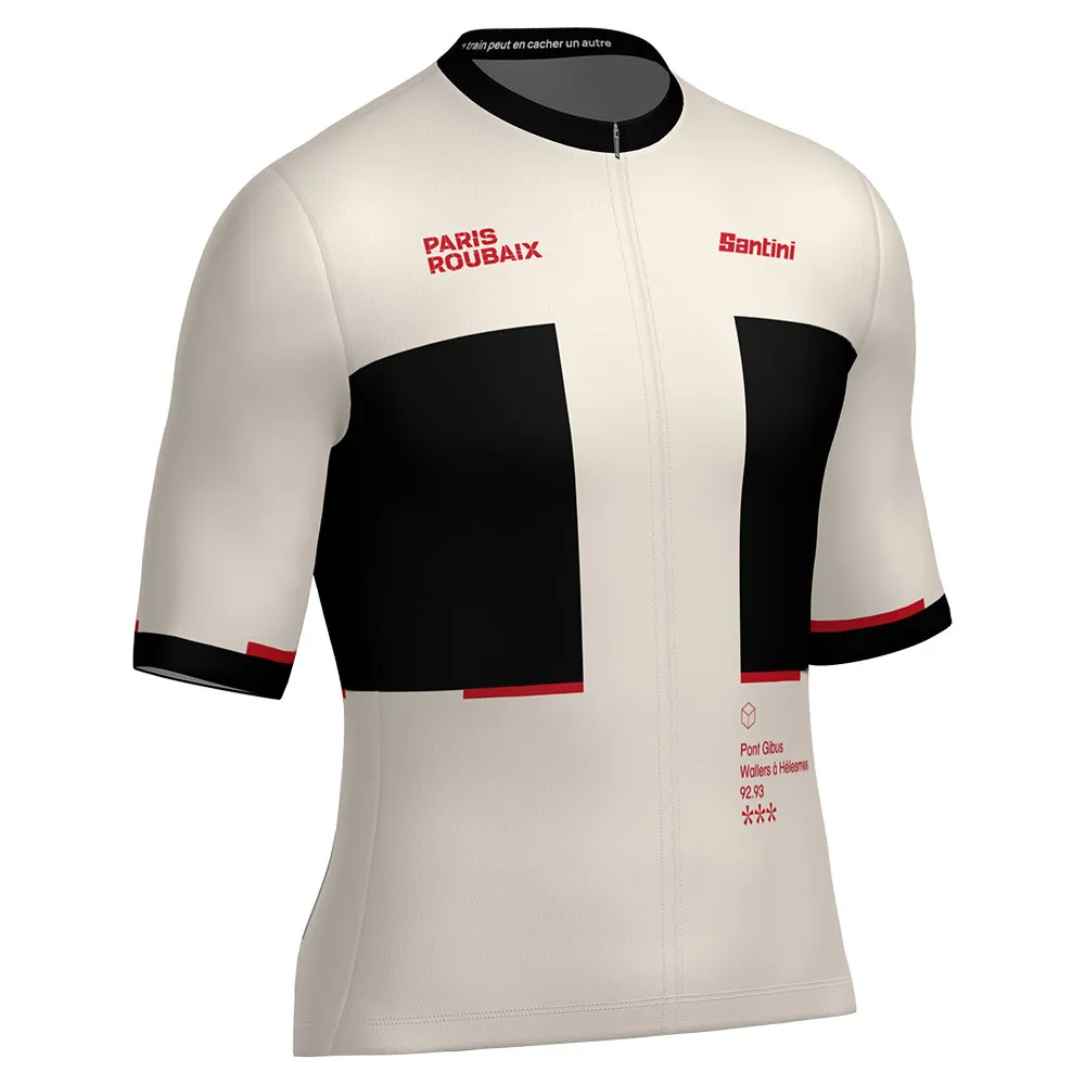 Santini Paris-roubaix 2025 Kort Ermet Trøye Santini Paris-roubaix 2025 Kort Ermet Trøye