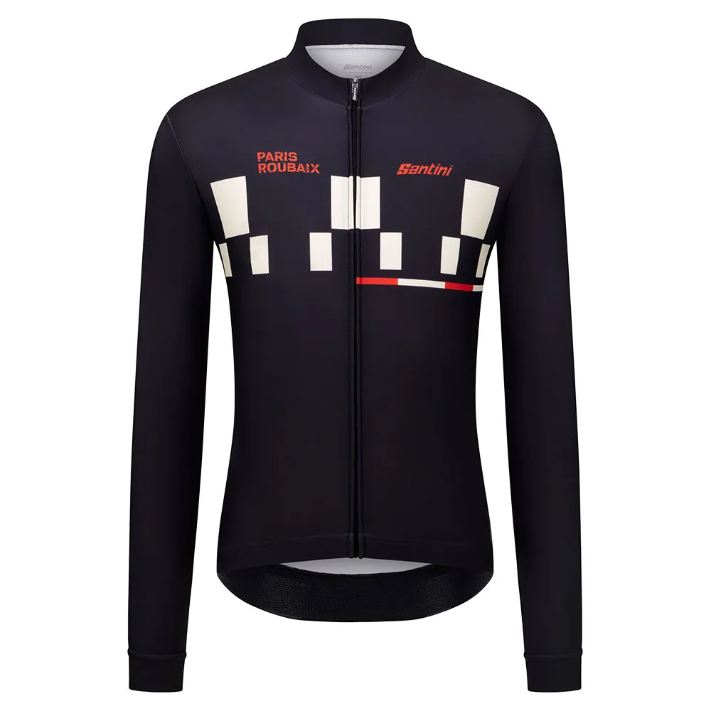 Santini Paris-roubaix 2025 Langermet Trøye Santini Paris-roubaix 2025 Langermet Trøye