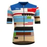 Santini Paris Roubaix Kort Ermet Trøye, Print