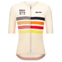 Santini Pirelli Tape Kort Ermet Trøye Santini Pirelli Tape Kort Ermet Trøye