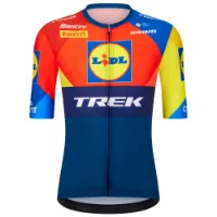 Santini Replica Lidl-trek 2025 Kort Ermet Trøye