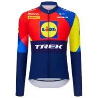 Santini Replica Lidl-trek 2025 Langermet Trøye Santini Replica Lidl-trek 2025 Langermet Trøye