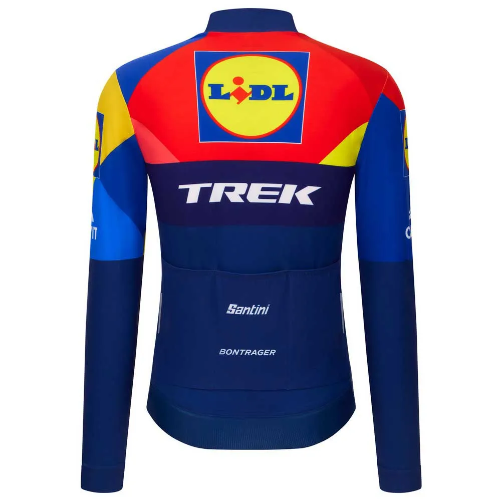 Santini Replica Lidl-trek 2025 Langermet Trøye