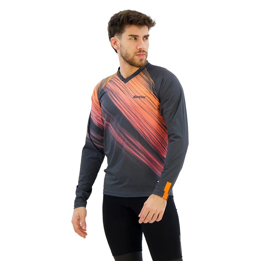 Santini Sasso Langermet Trøye, Red, M