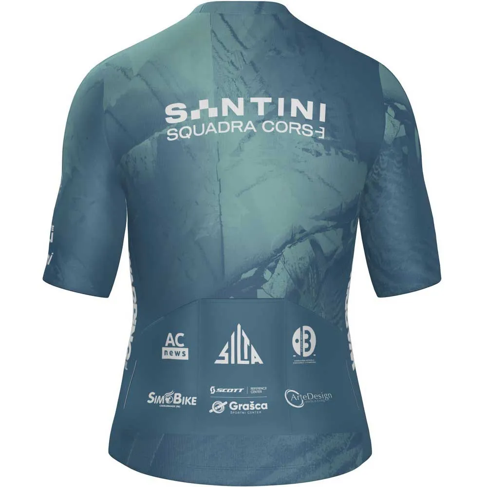 Santini Squadra Corse 2025 Kort Ermet Trøye Santini Squadra Corse 2025 Kort Ermet Trøye