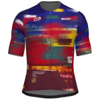 Santini Tdf Arrivée Dash 2025 Kort Ermet Trøye Santini Tdf Arrivée Dash 2025 Kort Ermet Trøye