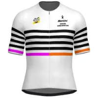 Santini Tdffaz Grand Départ Bretagne 2025 Kort Ermet Trøye Santini Tdffaz Grand Départ Bretagne 2025 Kort Ermet Trøye