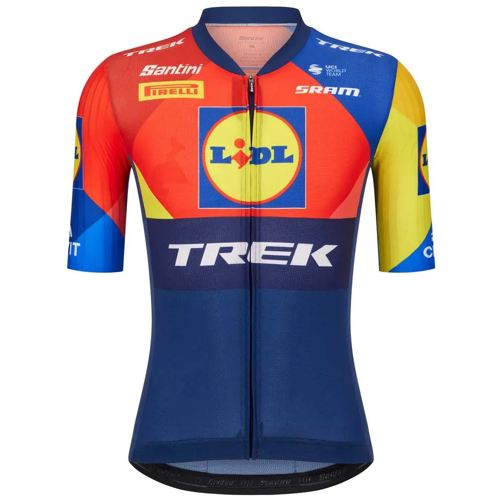 Santini Team Aero Lidl-trek 2025 Kort Ermet Trøye Santini Team Aero Lidl-trek 2025 Kort Ermet Trøye