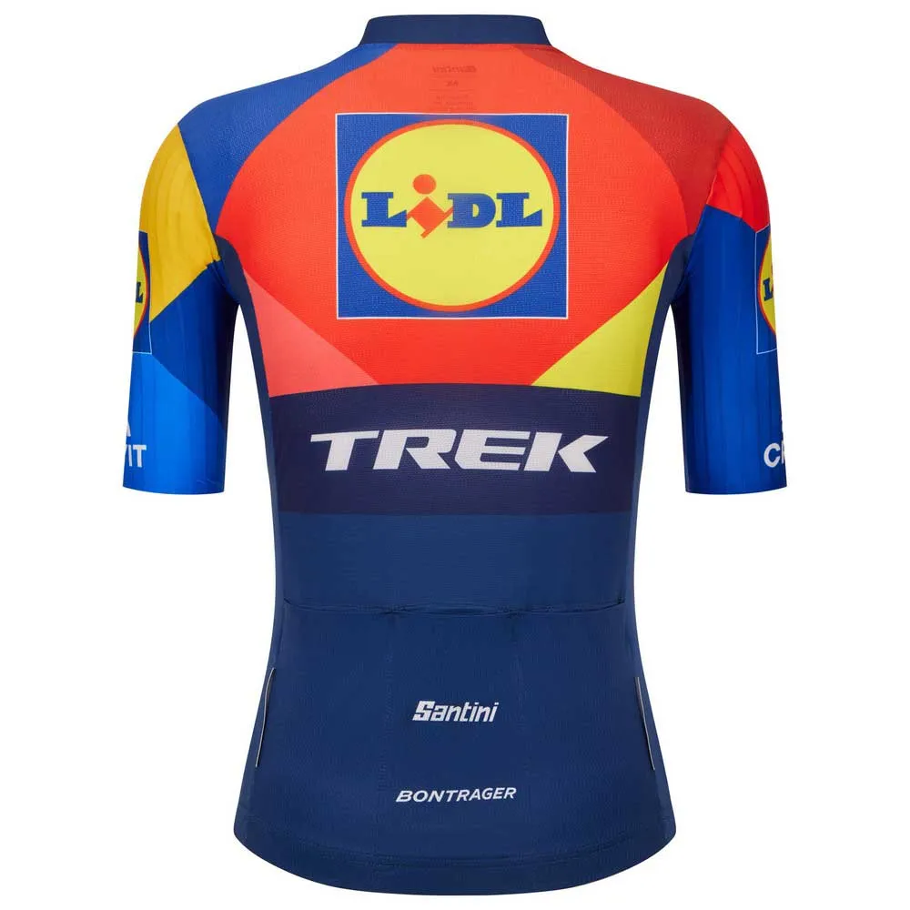 Santini Team Aero Lidl-trek 2025 Kort Ermet Trøye Santini Team Aero Lidl-trek 2025 Kort Ermet Trøye