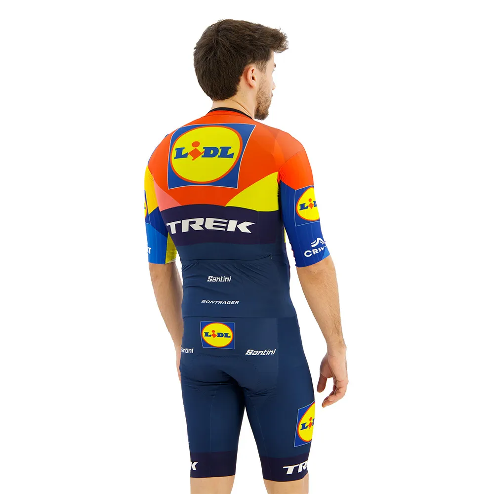 Santini Team Aero Lidl-trek 2025 Sykkel-skinsuit Santini Team Aero Lidl-trek 2025 Sykkel-skinsuit