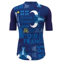 Santini Torino Tour De France Official Kort Ermet Trøye Santini Torino Tour De France Official Kort Ermet Trøye