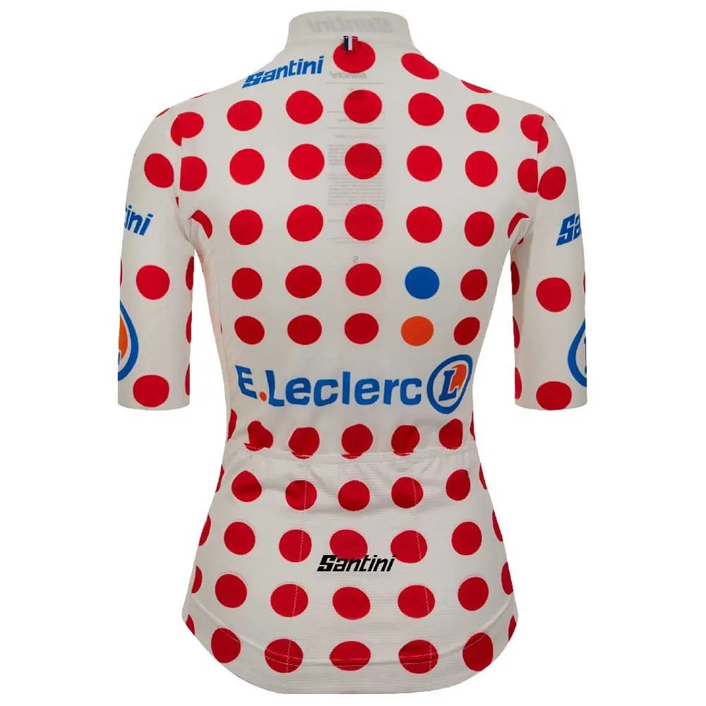 Santini Tour De France Avec Zwift Polka Dot 2025 Kort Ermet Trøye Santini Tour De France Avec Zwift Polka Dot 2025 Kort Ermet Trøye