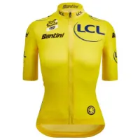 Santini Tour De France Avec Zwift Yellow 2025 Kort Ermet Trøye Santini Tour De France Avec Zwift Yellow 2025 Kort Ermet Trøye