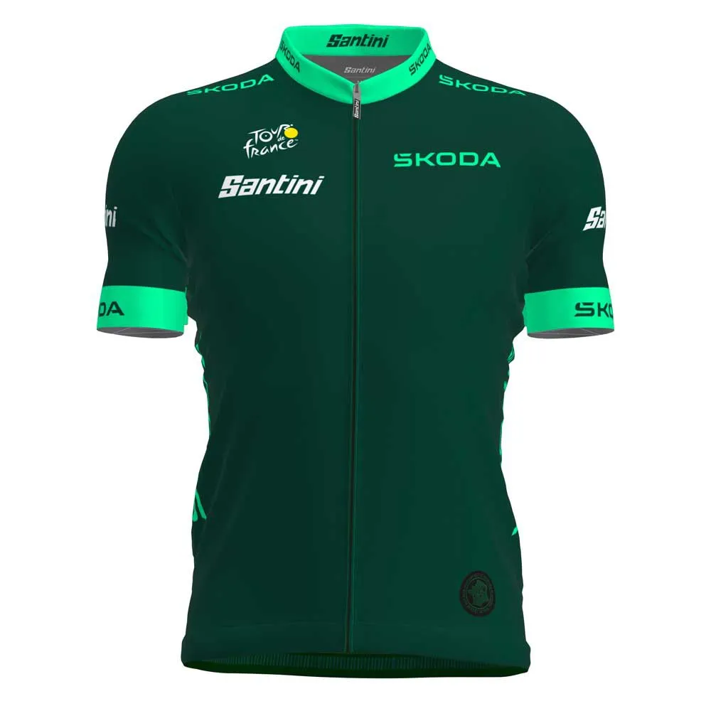 Santini Tour De France Fan Line Best Sprinter Kort Ermet Trøye Santini Tour De France Fan Line Best Sprinter Kort Ermet Trøye