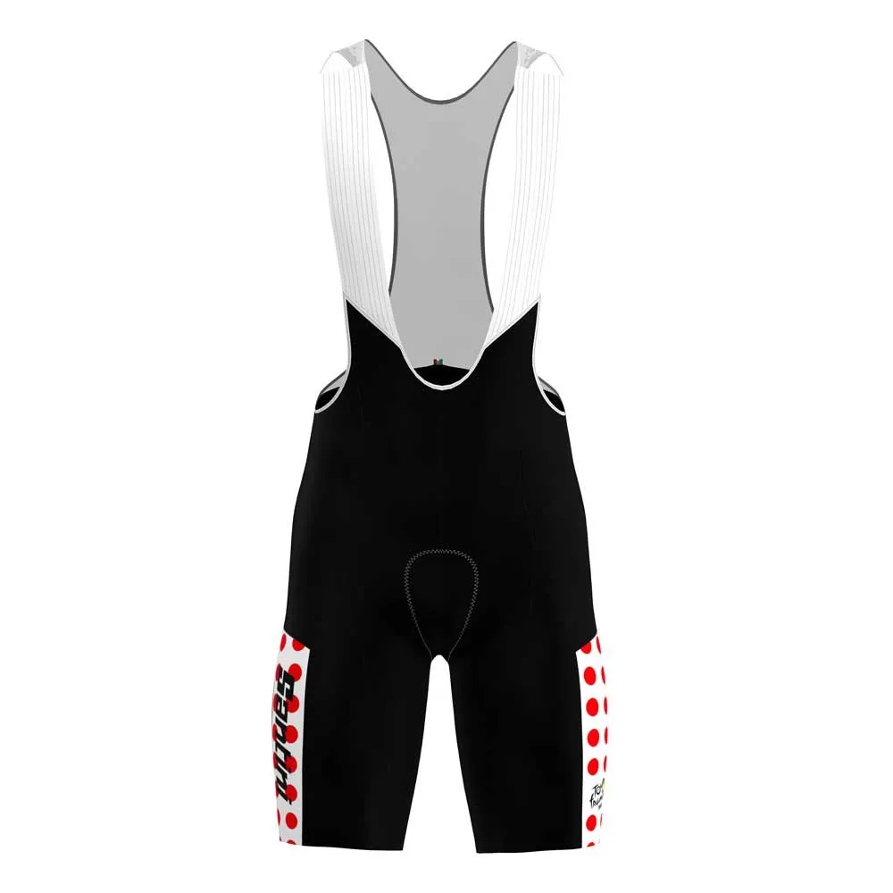 Santini Tour De France Fan Line Gpm Leader Sykkelshorts Santini Tour De France Fan Line Gpm Leader Sykkelshorts