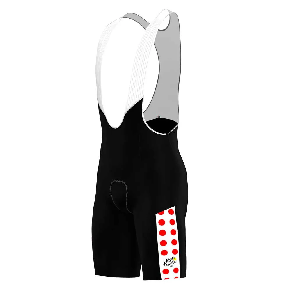 Santini Tour De France Fan Line Gpm Leader Sykkelshorts Santini Tour De France Fan Line Gpm Leader Sykkelshorts