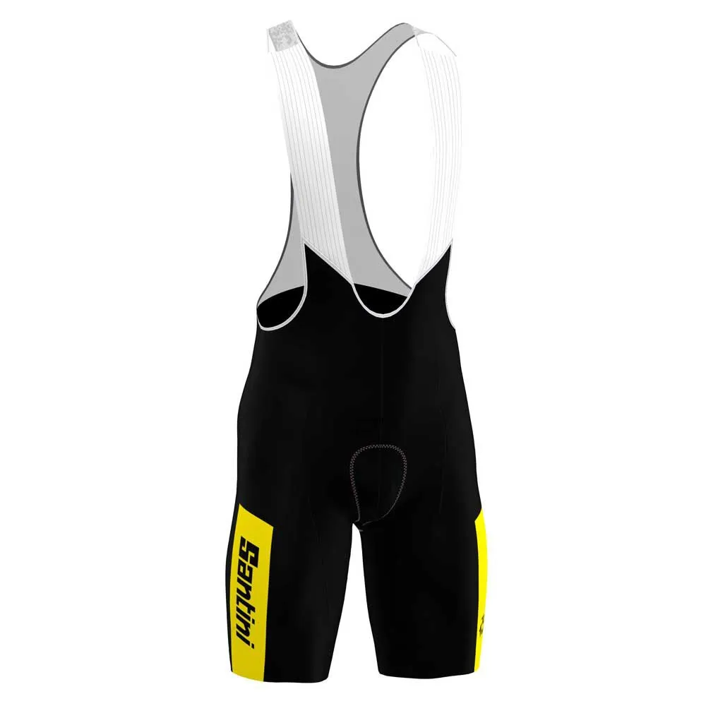 Santini Tour De France Fan Line Overall Leader Sykkelshorts Santini Tour De France Fan Line Overall Leader Sykkelshorts