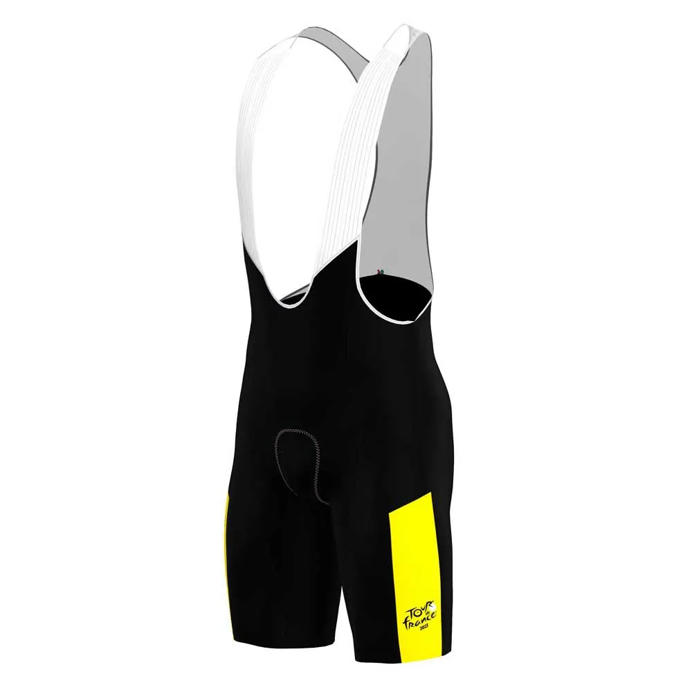 Santini Tour De France Fan Line Overall Leader Sykkelshorts Santini Tour De France Fan Line Overall Leader Sykkelshorts